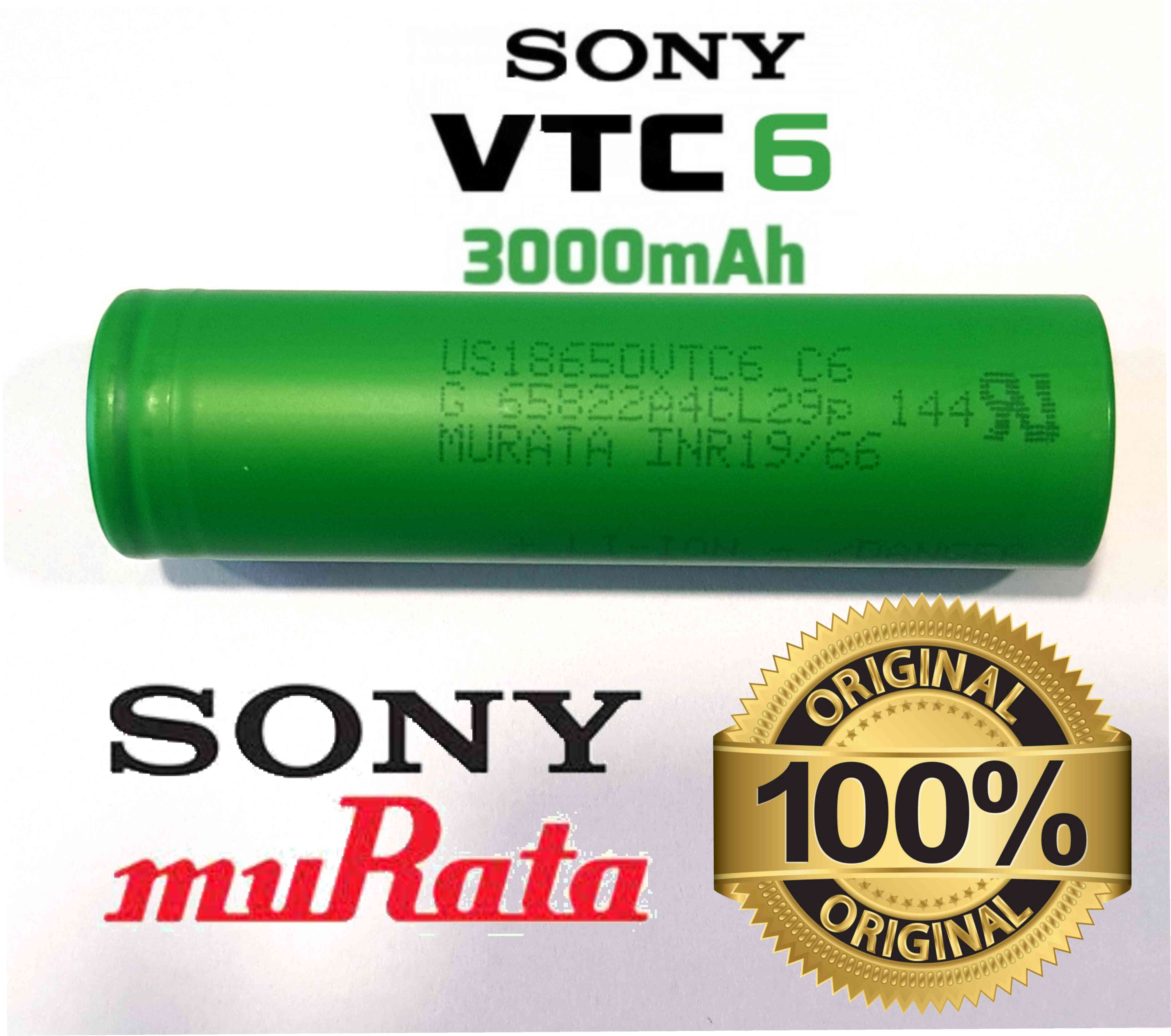 Batteria Sony VTC6 Murata 18650 30A 3000 mah